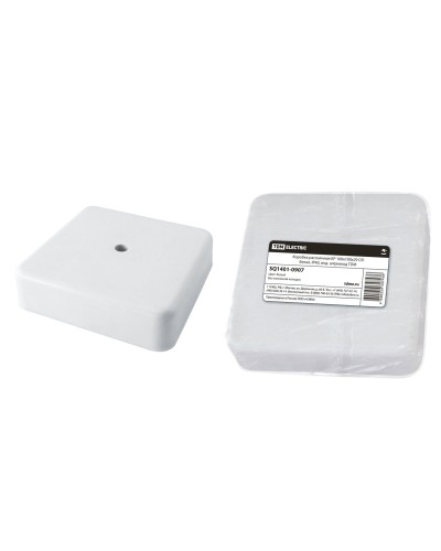 Коробка КР 100х100х29 ОП белая, IP40 (SQ1401-0907). Распаячная коробка. TDM ЕLECTRIC в Ярославле