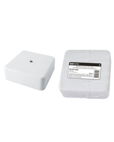 Коробка КР 75х75х28 ОП белая, IP40, с клеммной колодкой (SQ1401-0906). Распаячная коробка. TDM ЕLECTRIC в Ярославле
