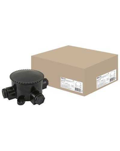 КЭМ 2-660-3 ОП D95мм IP65, 3-х рожковая (карболит) TDM (SQ1401-1101). Коробка электромонтажная. TDM ЕLECTRIC в Ярославле