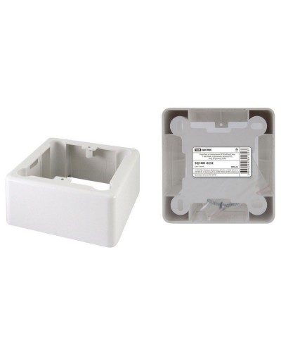 Коробка установочная ОП 85х85х42мм, 1-местная, подъемная, белая, IP20 TDM (SQ1401-0232). Коробка установочная ОП. TDM ЕLECTRIC в Ярославле