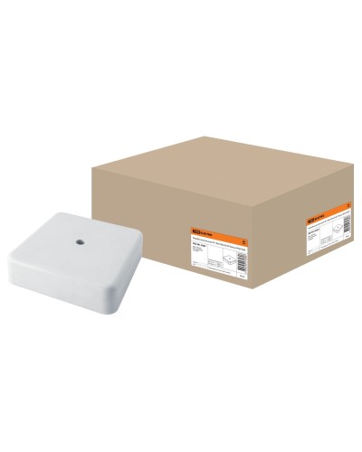 Коробка КР 100х100х29 ОП белая, IP40 (SQ1401-0207). Распаячная коробка. TDM ЕLECTRIC в Ярославле