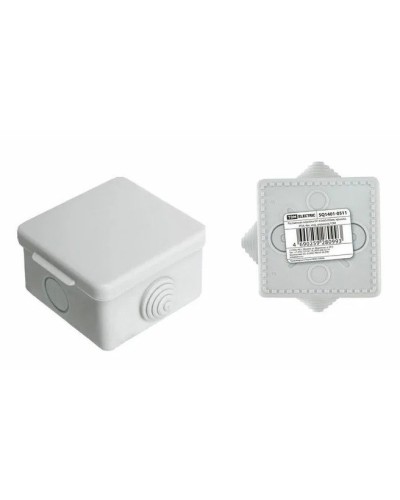 Коробка ОП 65х65х50мм, крышка,  IP54, 4вх. (SQ1401-0111). Распаячная коробка. TDM ЕLECTRIC в Ярославле