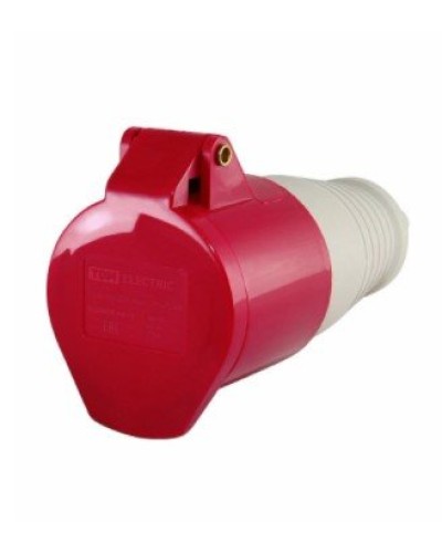 Розетка 215 переносная 3Р+РЕ+N 16А 380В IP44 (SQ0603-0012). Розетка. TDM ЕLECTRIC в Ярославле