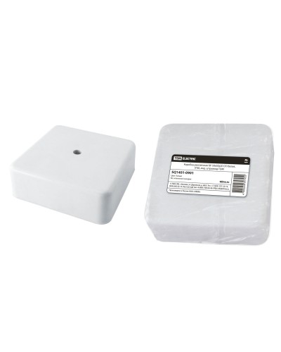 Коробка КР 50х50х20 ОП белая, IP40 (SQ1401-0901). Распаячная коробка. TDM ЕLECTRIC в Ярославле