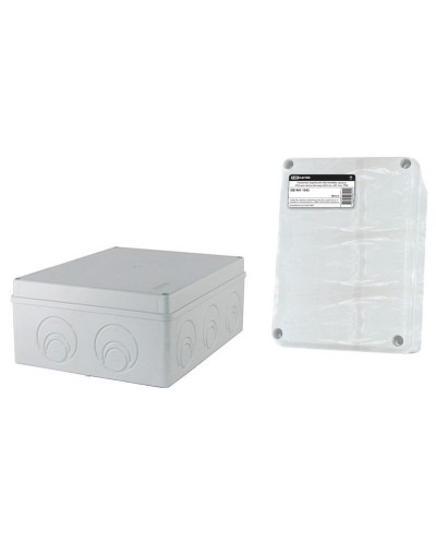 Коробка ОП 240х195х90мм, крышка, IP55, кабельные вводы d28-3шт, d37-2шт (SQ1401-1272). Распаячная коробка. TDM ЕLECTRIC в Ярославле
