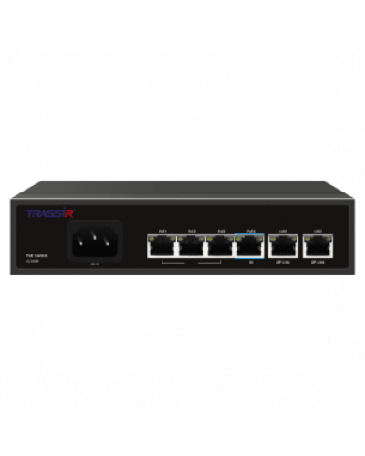 TR-NS1206-65-4PoE. Коммутатор с PoE. Trassir в Ярославле