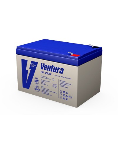 Ventura HR 1251W. Аккумулятор герметичный свинцово-кислотный. Ventura в Ярославле