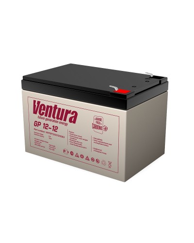 Ventura GP 12-12. Аккумулятор герметичный свинцово-кислотный. Ventura в Ярославле