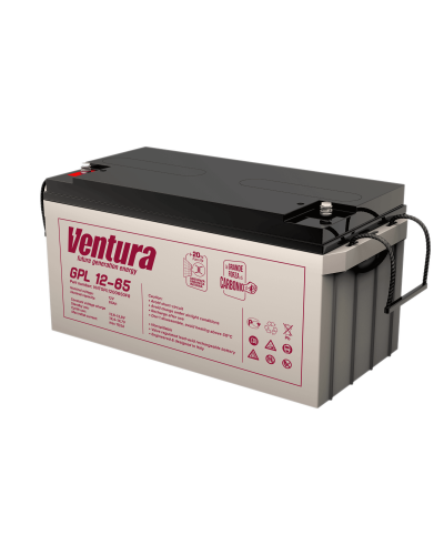 Ventura GPL 12-65. Аккумулятор герметичный свинцово-кислотный. Ventura в Ярославле