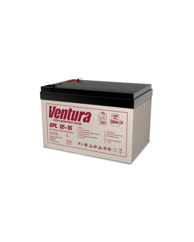 Ventura GPL 12-15. Аккумулятор герметичный свинцово-кислотный. Ventura в Ярославле