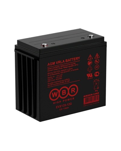WBR EVX135-12G. Аккумулятор герметичный свинцово-кислотный. WBR в Ярославле
