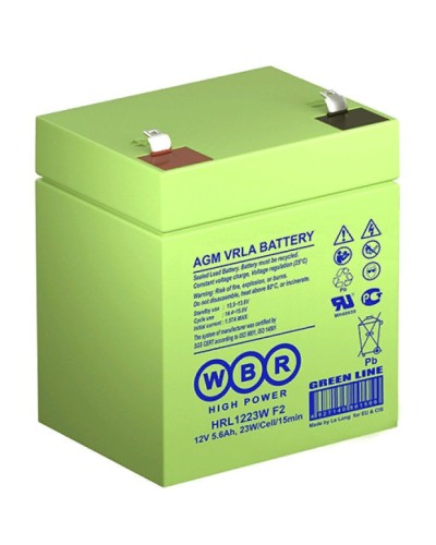 WBR HRL1223W F2. Аккумулятор герметичный свинцово-кислотный. WBR в Ярославле