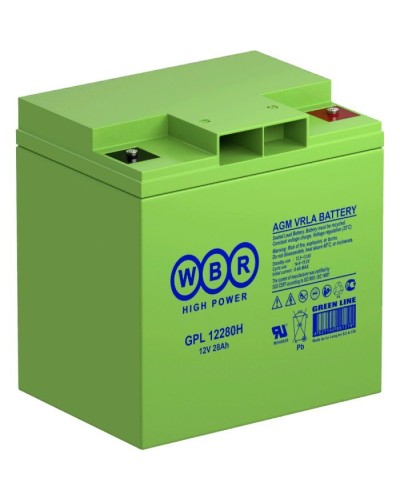 WBR GPL12280H. Аккумулятор герметичный свинцово-кислотный. WBR в Ярославле