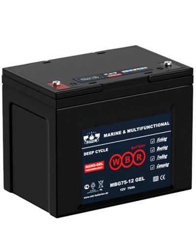 WBR MBG75-12. Аккумулятор герметичный свинцово-кислотный. WBR в Ярославле