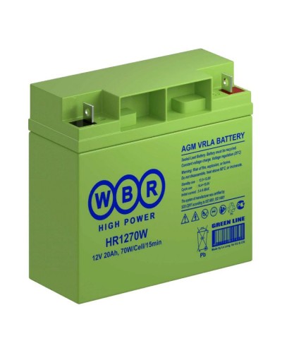 WBR HR1270W. Аккумулятор герметичный свинцово-кислотный. WBR в Ярославле