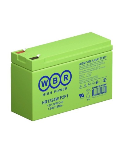 WBR HR1224W F2F1. Аккумулятор герметичный свинцово-кислотный. WBR в Ярославле
