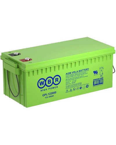 WBR GPL122000. Аккумулятор герметичный свинцово-кислотный. WBR в Ярославле