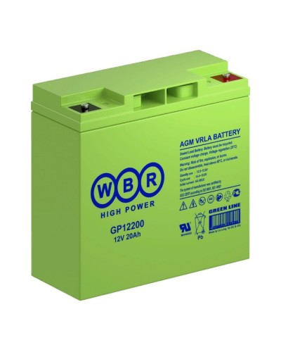 WBR GP12200. Аккумулятор герметичный свинцово-кислотный. WBR в Ярославле