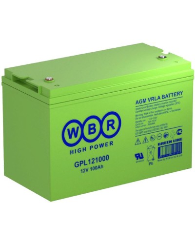 WBR GPL121000A. Аккумулятор герметичный свинцово-кислотный. WBR в Ярославле
