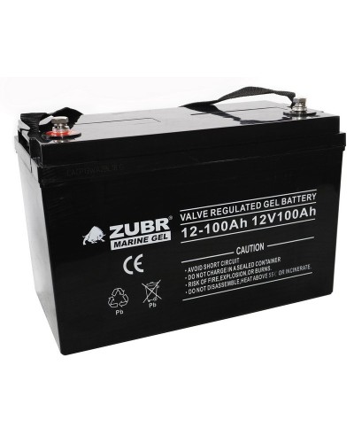 ZUBR MARINE GEL NPG 12-100 (12V, 100Ah). Аккумулятор герметичный свинцово-кислотный. ZUBR в Ярославле