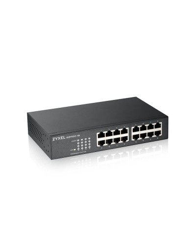 GS1100-16-EU0103F. Коммутатор 16xGE, rack 19, бесшумный. ZYXEL в Ярославле