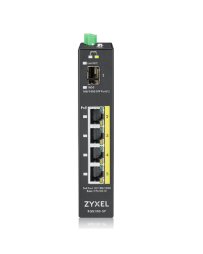 RGS100-5P-ZZ0101F. Промышленный PoE+ коммутатор. ZYXEL в Ярославле