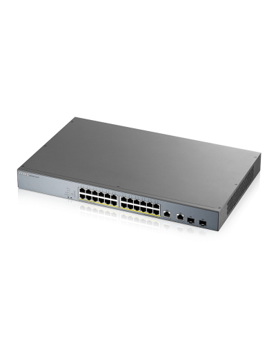 GS1350-26HP-EU0101F. L2 коммутатор PoE+ для IP-видеокамер rack 19. ZYXEL в Ярославле