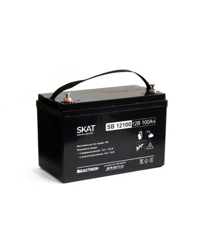 SKAT SB 12100 (2542). Аккумулятор герметичный свинцово-кислотный. Бастион в Ярославле
