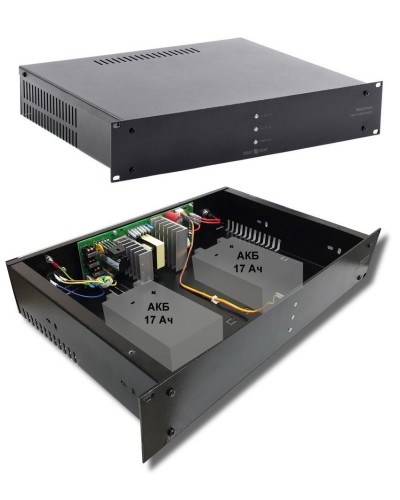 СКАТ-1200У RACK (СКАТ ИБП-12/7-2x17-RACK) (2141). Источник вторичного электропитания резервированный. Бастион в Ярославле