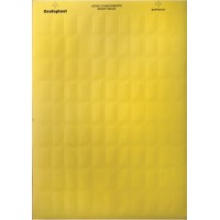 Табличка самоламинирующаяся 150х25мм, желтая (70шт) (SITFL15025Y): Табличка самоламинирующаяся