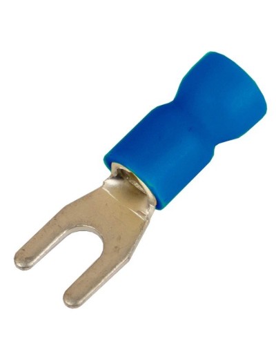 Наконечник вилочный НВИ 1,5-2,5 М3 (D3,2мм) (100 шт) (2B13P-EE-PVC). Наконечник вилочный с изолированным фланцем ПВХ. ДКС в Ярославле