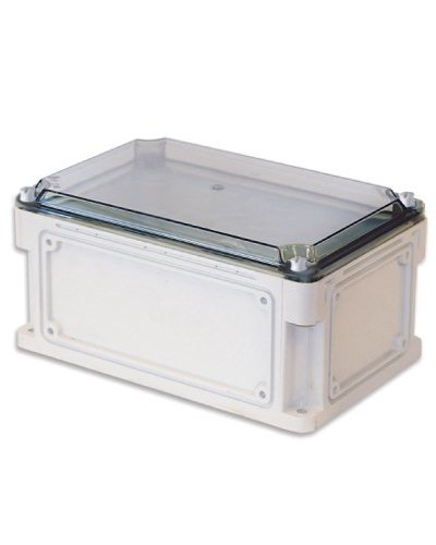 Корпус RAM box 300х150х146, высота крышки 21 мм, IP67 (531211). Корпус с фланцами и прозрачной крышкой, без монтажной платы. ДКС в Ярославле