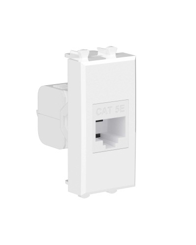 Розетка RJ-45 Avanti 1 модуль белое облако (4400661): Розетка компьютерная, без шторки модульная, кат.5е в Ярославле