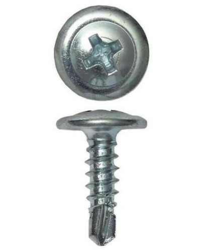 Саморез с пресс-шайбой 4.2х41 со сверлом (200 шт) (CM274041). Саморез с пресс-шайбой. ДКС в Ярославле