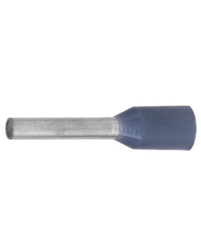 Наконечник-гильза НШВИ 0.75-06, серый (100 шт) (IF0.75-06GR). Наконечник-гильза с изолированным фланцем. ДКС в Ярославле