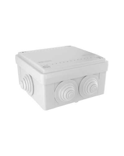 Коробка ответвительная с кабельными вводами IP55, 100х100х50 (53801). Коробка ответвительная. ДКС в Ярославле