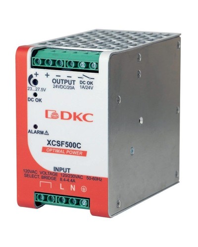 Источник питания однофазный, 500Вт, 10А, 48В (XCSF500D). Источник питания OPTIMAL POWER однофазный, с ORing диодом. ДКС в Ярославле
