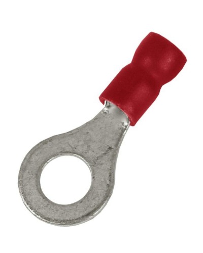 Наконечник НКИ 0,25-1,5 М5 (D5,3мм) с отверстием под винт (100 шт) (2A5P-EE-PVC). Наконечник с отверстием под винт и изолированным фланцем ПВХ. ДКС в Ярославле