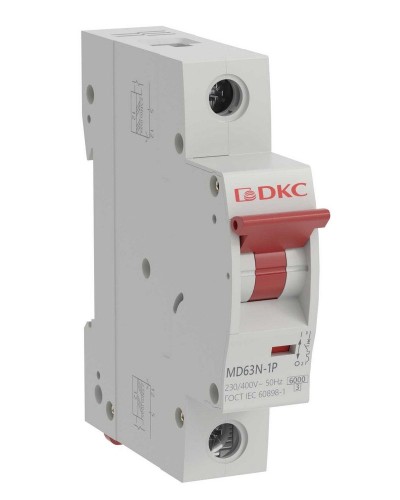 YON max MD63N 1P 20А 6кА C (MD63N-1PC20). Автоматический выключатель. ДКС в Ярославле