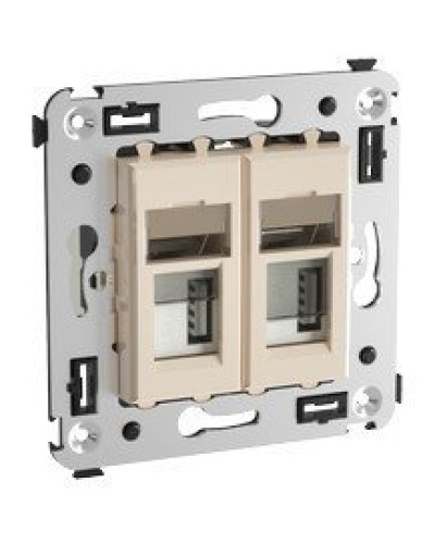 Розетка USB в стену Avanti ванильная дымка (4405543). Розетка USB. ДКС в Ярославле