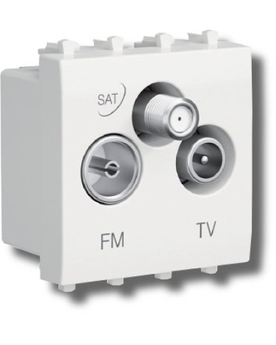 Розетка TV-FM-SAT Avanti 1 модуль ванильная дымка (4405532): Розетка TV-FM-SAT в Ярославле