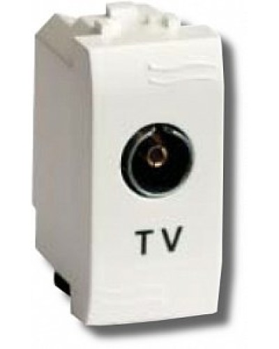 Розетка TV Brava универсальная 1 модуль слоновая кость (75721S): Розетка TV в Ярославле