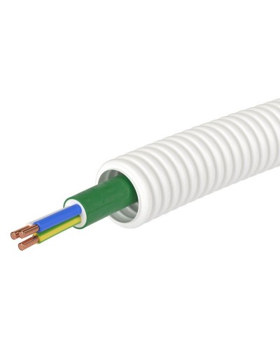 Труба ПЛЛ D20 + ППГнг(А)-HF 3х1,5 (ГОСТ+) (8L82050HF). Гофрошланг с кабелем. ДКС в Ярославле