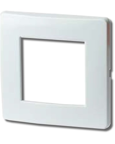 Рамка на 2 модуля (одноместная), белая (75010W): Рамка одноместная, Brava в Ярославле