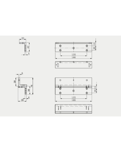 L+Z кронштейн для EMC 1200 ALH. L+Z кронштейн для EMC 1200 ALH. dormakaba в Ярославле