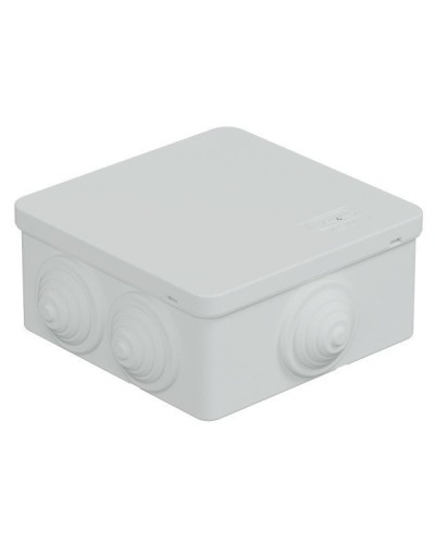 Коробка JBS101 100х100х55, 6 вых., IP55, белая (44037W-1). Коробка монтажная. Экопласт в Ярославле