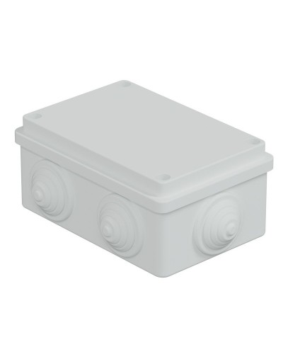 Коробка JBS120 120х80х50, 6 вых., IP55, белая (44008W-1). Коробка монтажная. Экопласт в Ярославле