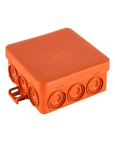 Коробка JBL085 85х85х38, 12 вых., 4P (0,15...6мм²) (43755HF): Коробка монтажная, огнестойкая, без галогена в Ярославле