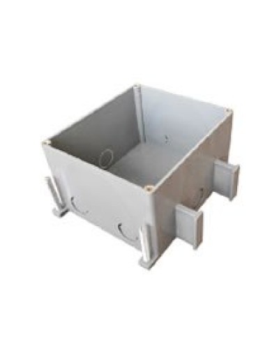 Коробка для люков в пол на 2 поста BOX/2+2ST66 (70125): Коробка для люков в пол на 2 поста 45х45мм + 2 модуля 45х22,5 (70025), пластик в Ярославле