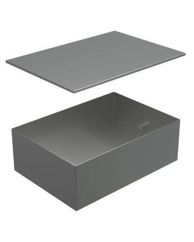 Коробка металлическая с крышкой для заливки в пол BOX/6-8 (70161): Коробка металлическая с крышкой для заливки в пол 249,6х167,6х75мм, для люков 70062, 70082 в Ярославле